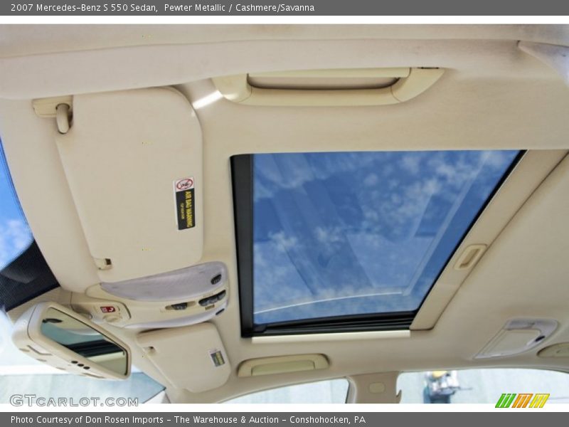 Pewter Metallic / Cashmere/Savanna 2007 Mercedes-Benz S 550 Sedan