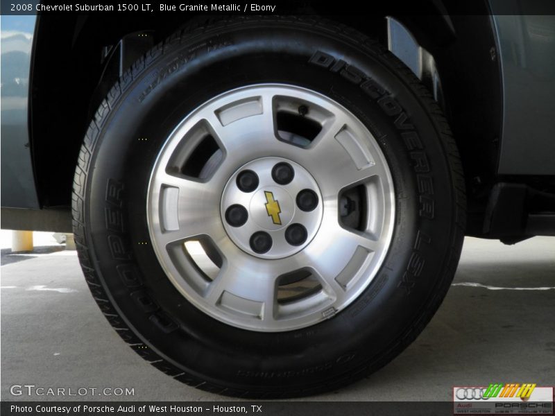 Blue Granite Metallic / Ebony 2008 Chevrolet Suburban 1500 LT