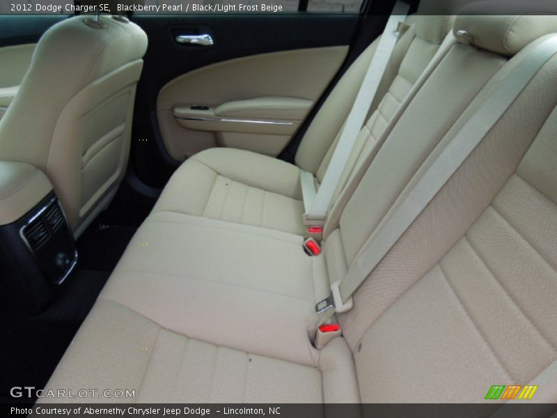 Blackberry Pearl / Black/Light Frost Beige 2012 Dodge Charger SE