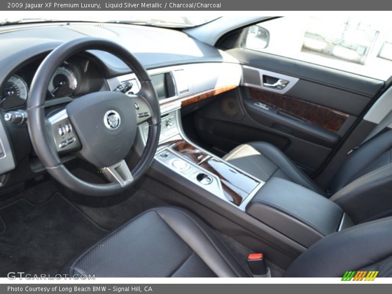 Liquid Silver Metallic / Charcoal/Charcoal 2009 Jaguar XF Premium Luxury