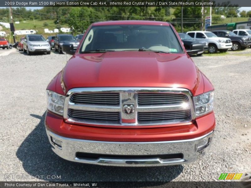 Inferno Red Crystal Pearl / Dark Slate/Medium Graystone 2009 Dodge Ram 1500 Big Horn Edition Crew Cab 4x4
