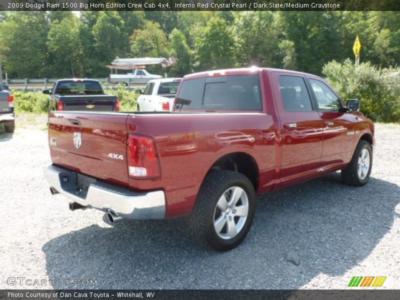Inferno Red Crystal Pearl / Dark Slate/Medium Graystone 2009 Dodge Ram 1500 Big Horn Edition Crew Cab 4x4
