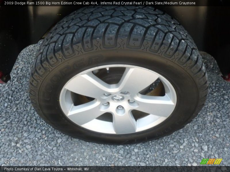 Inferno Red Crystal Pearl / Dark Slate/Medium Graystone 2009 Dodge Ram 1500 Big Horn Edition Crew Cab 4x4