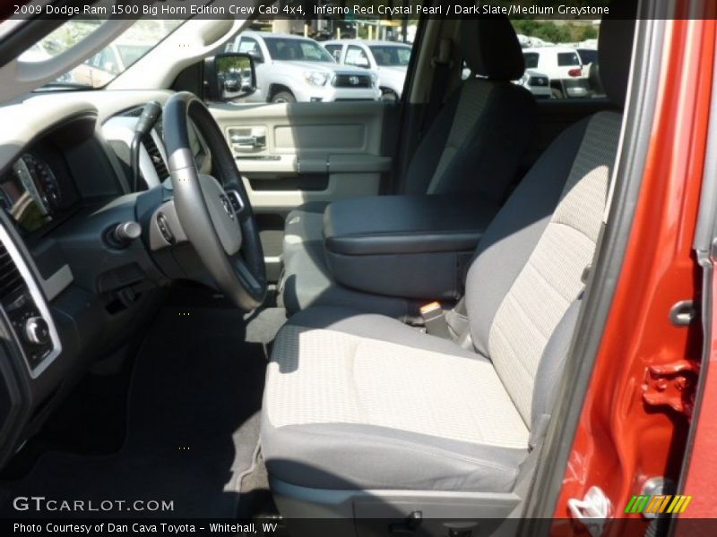Inferno Red Crystal Pearl / Dark Slate/Medium Graystone 2009 Dodge Ram 1500 Big Horn Edition Crew Cab 4x4