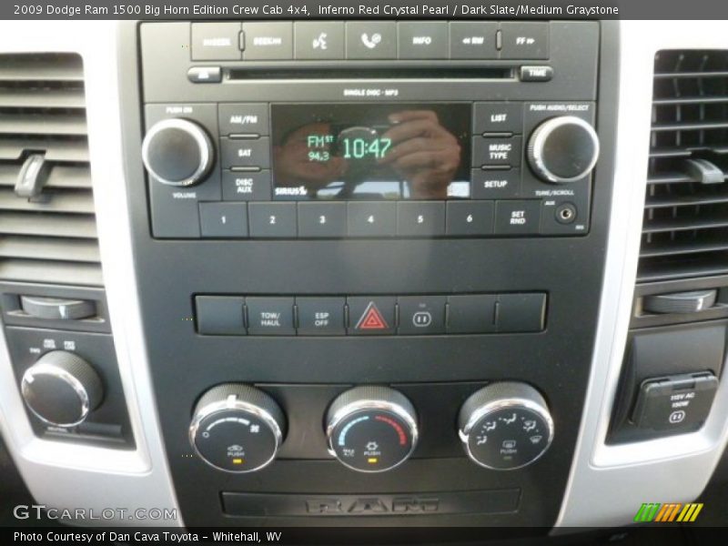 Inferno Red Crystal Pearl / Dark Slate/Medium Graystone 2009 Dodge Ram 1500 Big Horn Edition Crew Cab 4x4