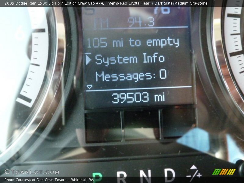 Inferno Red Crystal Pearl / Dark Slate/Medium Graystone 2009 Dodge Ram 1500 Big Horn Edition Crew Cab 4x4