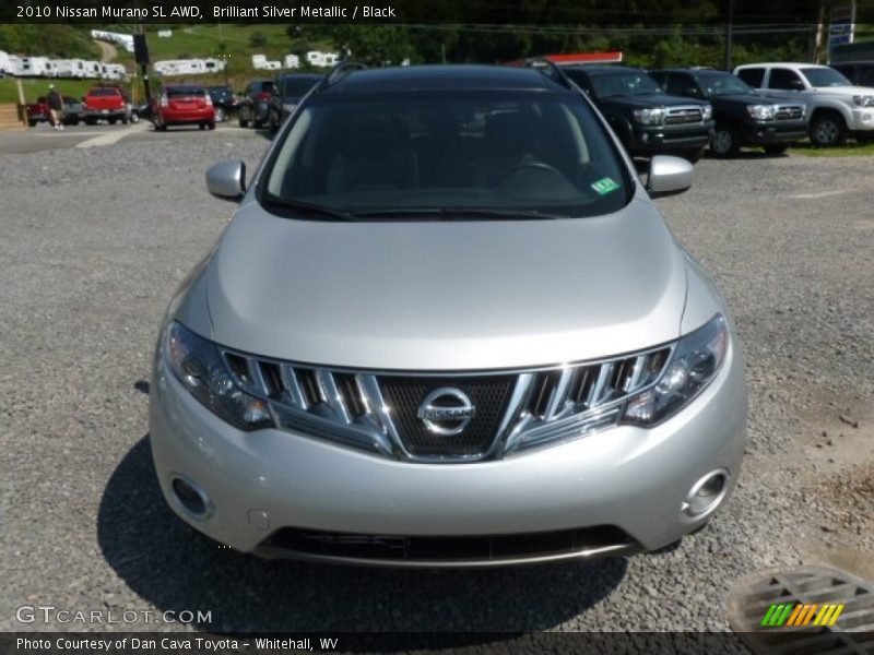 Brilliant Silver Metallic / Black 2010 Nissan Murano SL AWD