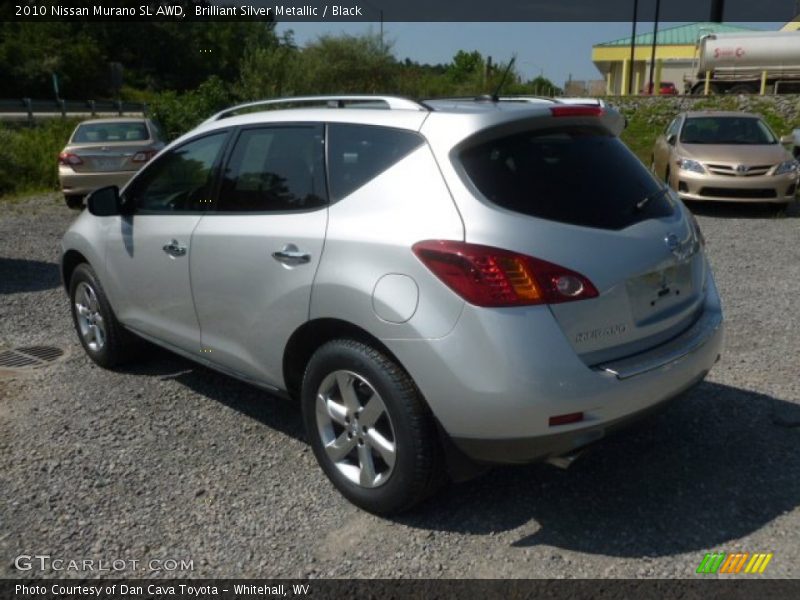 Brilliant Silver Metallic / Black 2010 Nissan Murano SL AWD