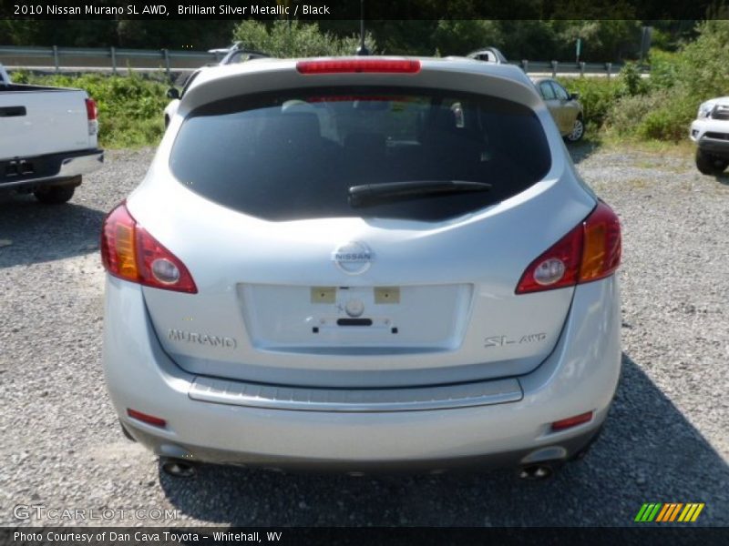 Brilliant Silver Metallic / Black 2010 Nissan Murano SL AWD