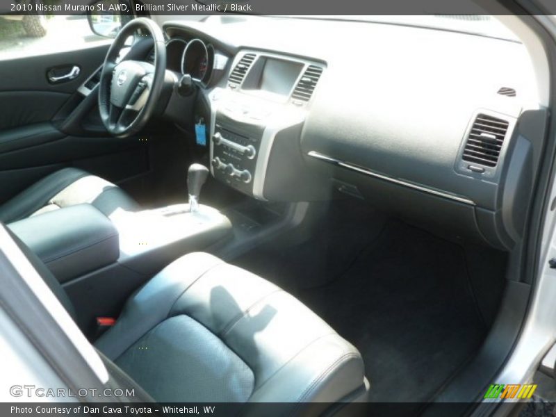 Brilliant Silver Metallic / Black 2010 Nissan Murano SL AWD