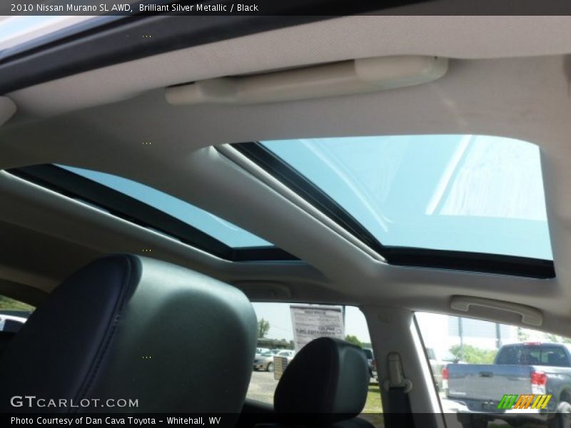 Brilliant Silver Metallic / Black 2010 Nissan Murano SL AWD