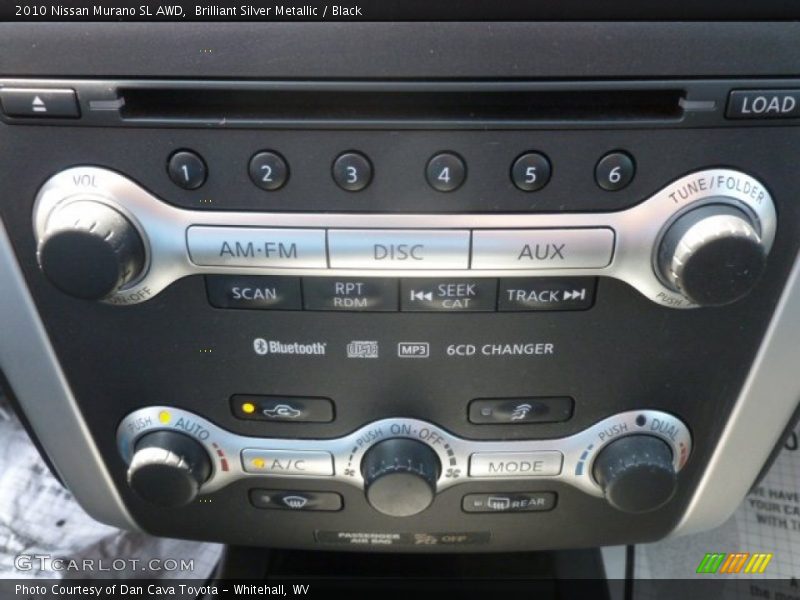 Brilliant Silver Metallic / Black 2010 Nissan Murano SL AWD