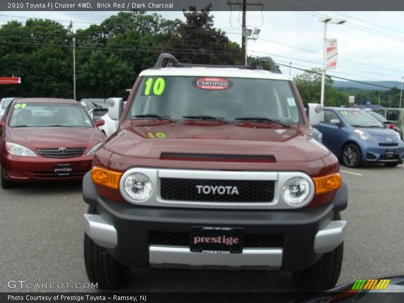 Brick Red / Dark Charcoal 2010 Toyota FJ Cruiser 4WD