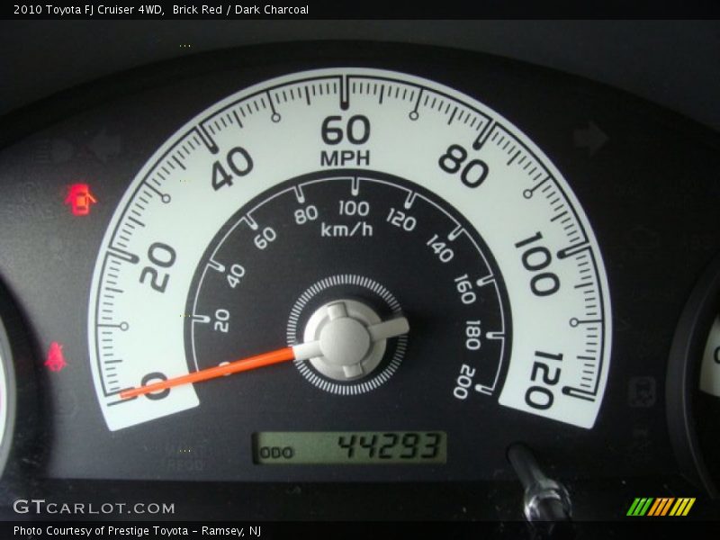 Brick Red / Dark Charcoal 2010 Toyota FJ Cruiser 4WD