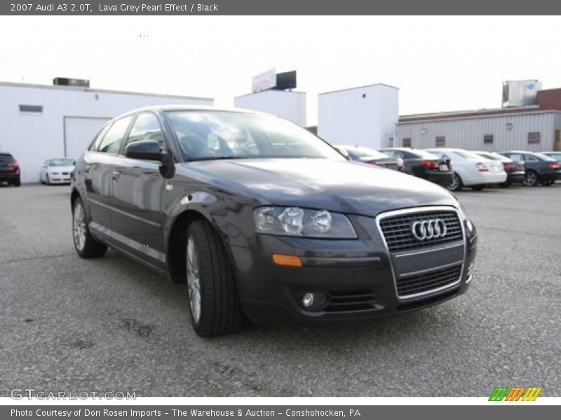 Lava Grey Pearl Effect / Black 2007 Audi A3 2.0T