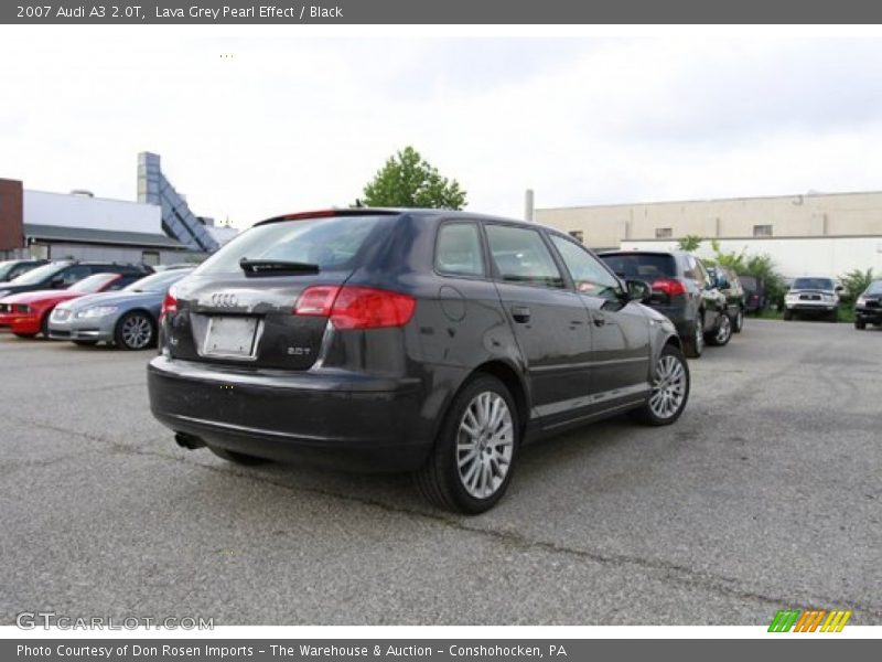 Lava Grey Pearl Effect / Black 2007 Audi A3 2.0T