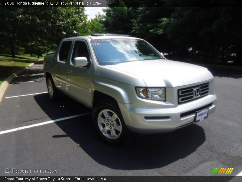 Billet Silver Metallic / Gray 2008 Honda Ridgeline RTL