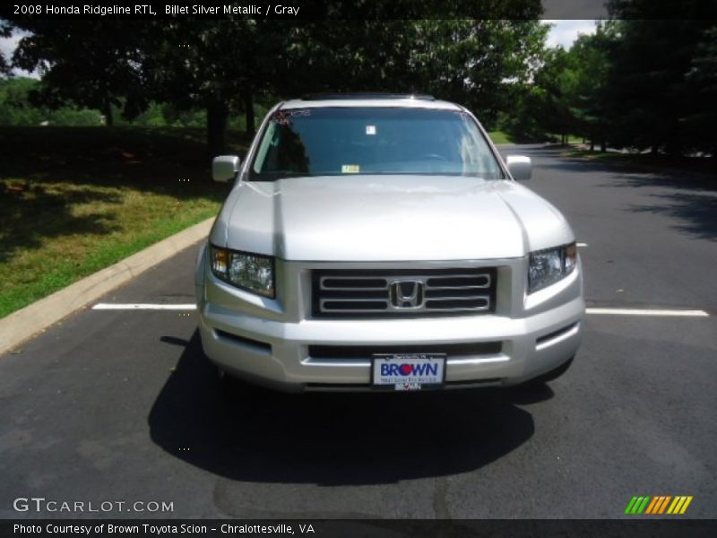 Billet Silver Metallic / Gray 2008 Honda Ridgeline RTL
