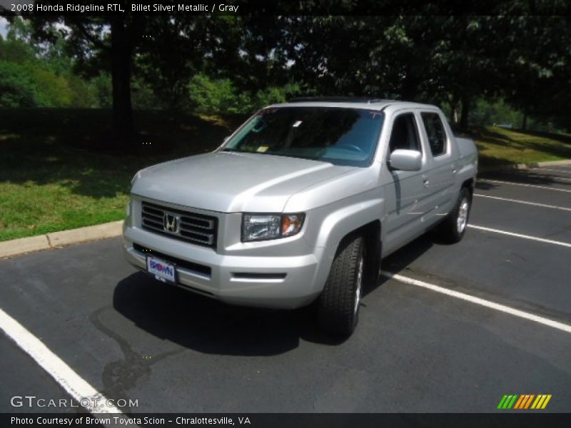 Billet Silver Metallic / Gray 2008 Honda Ridgeline RTL