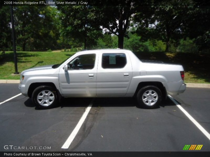 Billet Silver Metallic / Gray 2008 Honda Ridgeline RTL