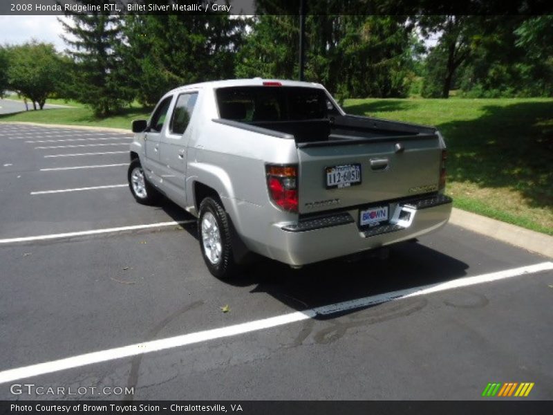 Billet Silver Metallic / Gray 2008 Honda Ridgeline RTL