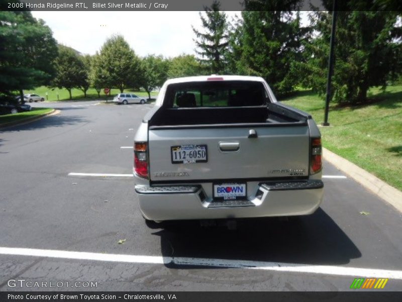 Billet Silver Metallic / Gray 2008 Honda Ridgeline RTL