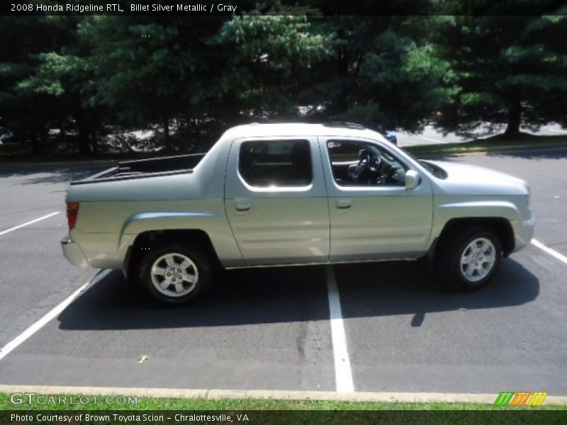 Billet Silver Metallic / Gray 2008 Honda Ridgeline RTL
