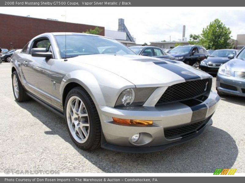 Front 3/4 View of 2008 Mustang Shelby GT500 Coupe