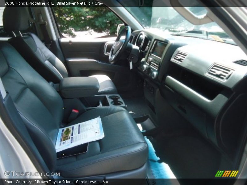 Billet Silver Metallic / Gray 2008 Honda Ridgeline RTL