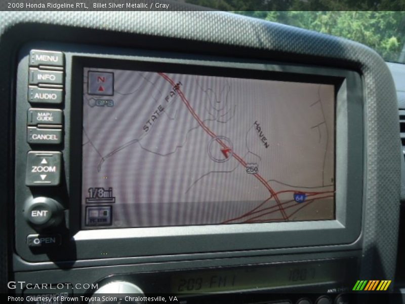 Billet Silver Metallic / Gray 2008 Honda Ridgeline RTL