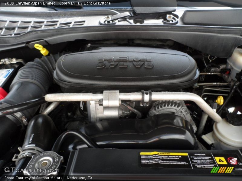 Cool Vanilla / Light Graystone 2009 Chrysler Aspen Limited