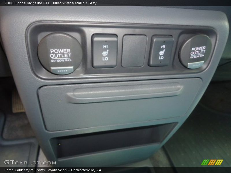 Billet Silver Metallic / Gray 2008 Honda Ridgeline RTL