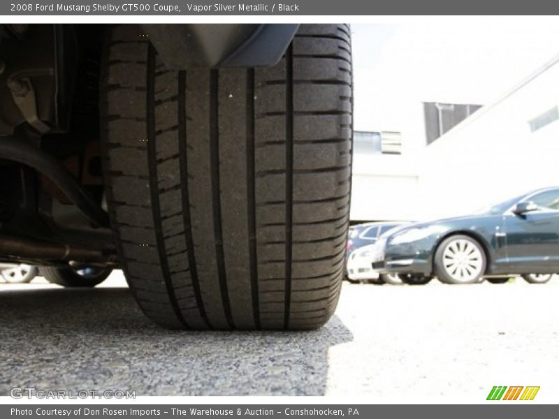 Vapor Silver Metallic / Black 2008 Ford Mustang Shelby GT500 Coupe