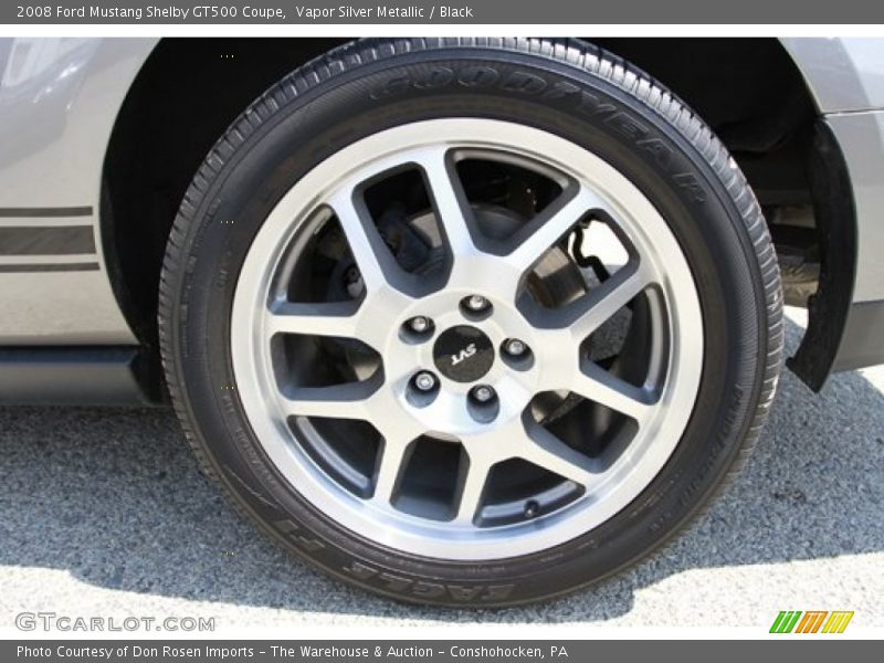 Vapor Silver Metallic / Black 2008 Ford Mustang Shelby GT500 Coupe