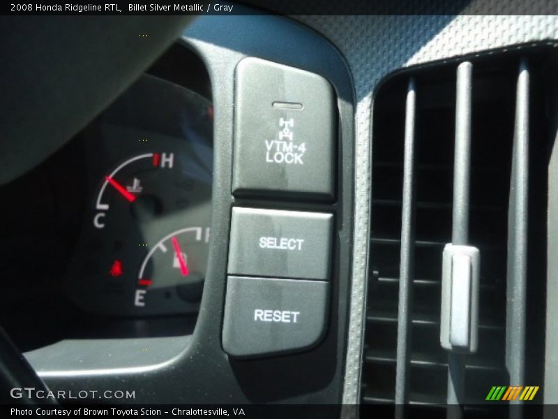 Billet Silver Metallic / Gray 2008 Honda Ridgeline RTL