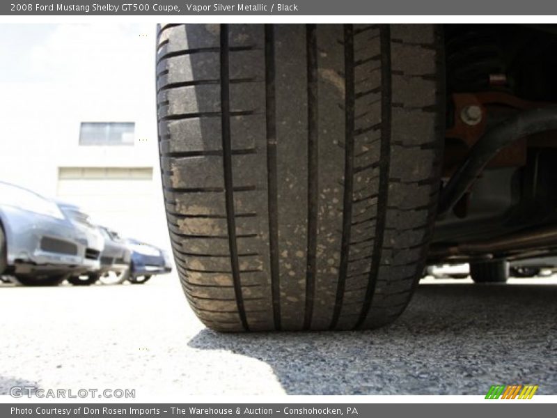 Vapor Silver Metallic / Black 2008 Ford Mustang Shelby GT500 Coupe