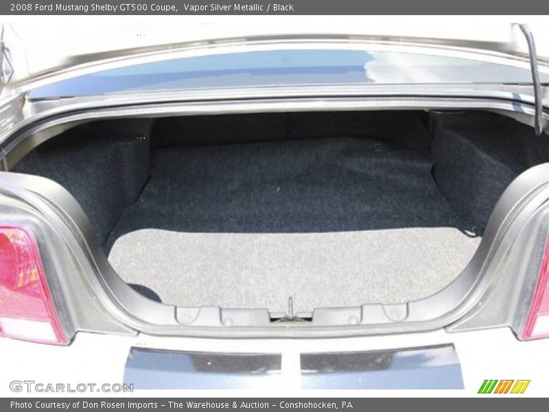 2008 Mustang Shelby GT500 Coupe Trunk