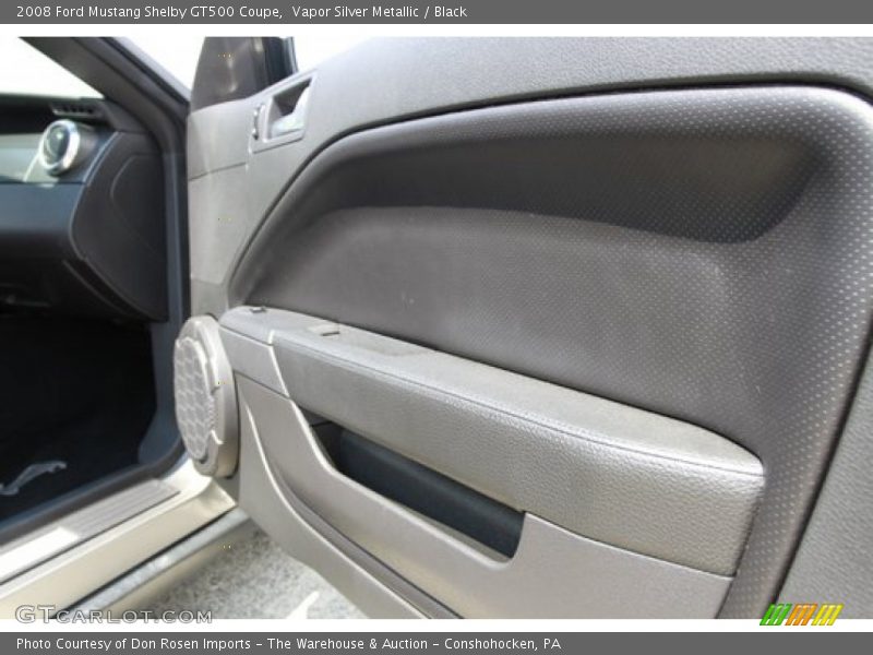 Vapor Silver Metallic / Black 2008 Ford Mustang Shelby GT500 Coupe