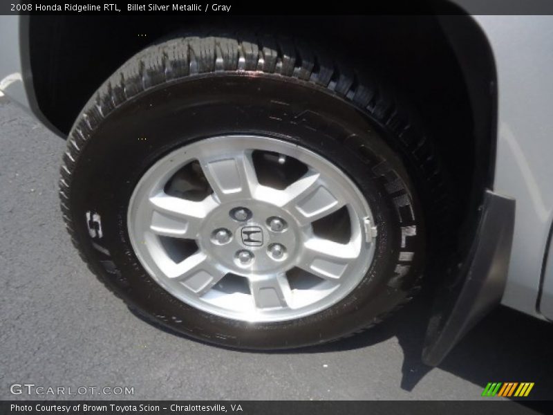Billet Silver Metallic / Gray 2008 Honda Ridgeline RTL