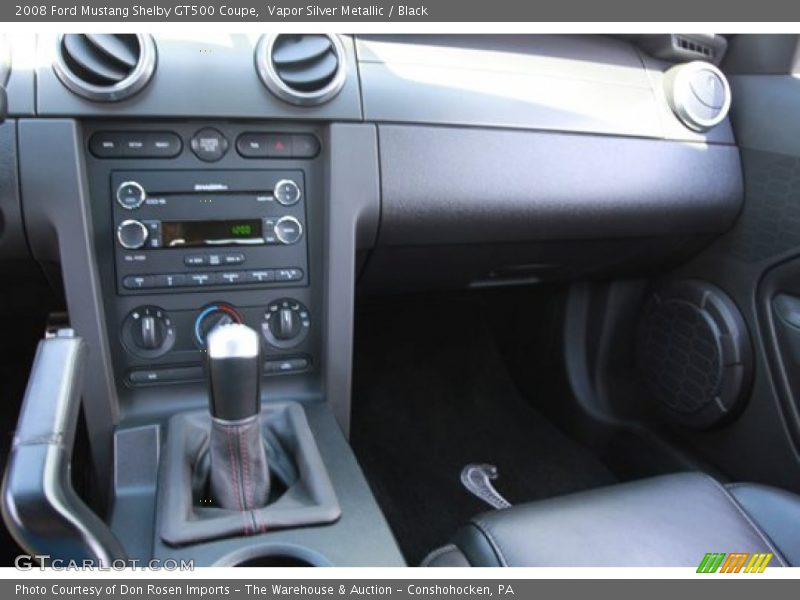Vapor Silver Metallic / Black 2008 Ford Mustang Shelby GT500 Coupe