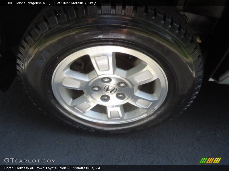 Billet Silver Metallic / Gray 2008 Honda Ridgeline RTL