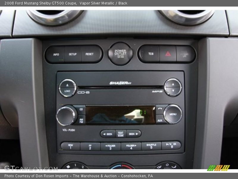 Audio System of 2008 Mustang Shelby GT500 Coupe