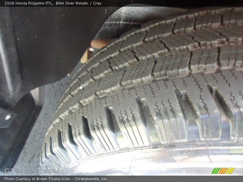 Billet Silver Metallic / Gray 2008 Honda Ridgeline RTL
