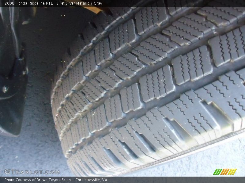 Billet Silver Metallic / Gray 2008 Honda Ridgeline RTL