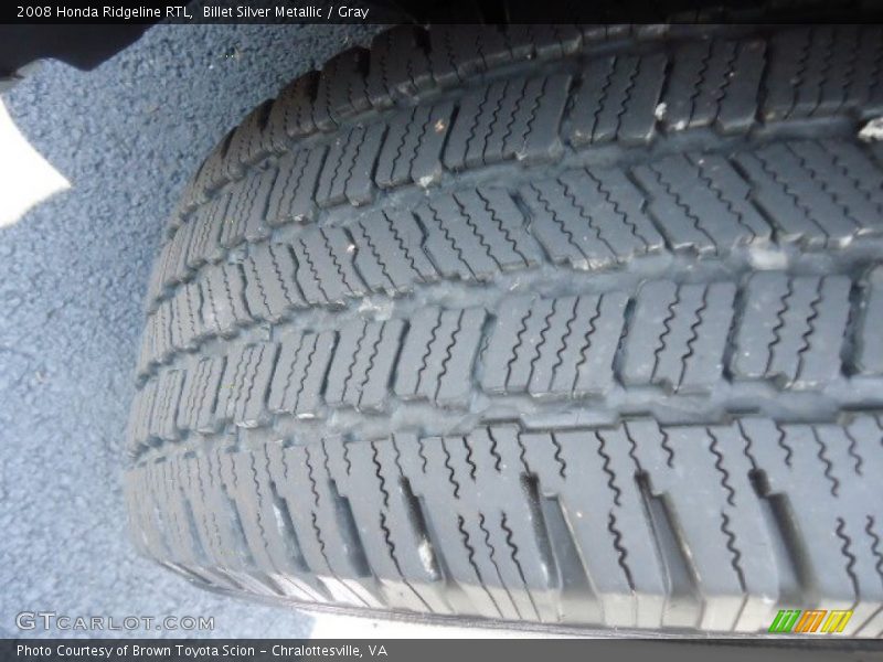 Billet Silver Metallic / Gray 2008 Honda Ridgeline RTL