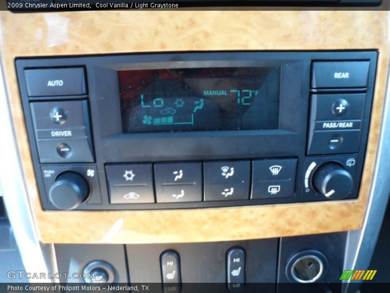 Controls of 2009 Aspen Limited