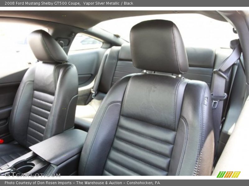Vapor Silver Metallic / Black 2008 Ford Mustang Shelby GT500 Coupe