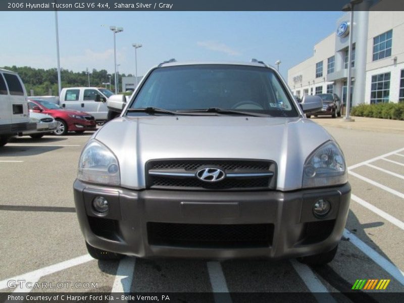 Sahara Silver / Gray 2006 Hyundai Tucson GLS V6 4x4