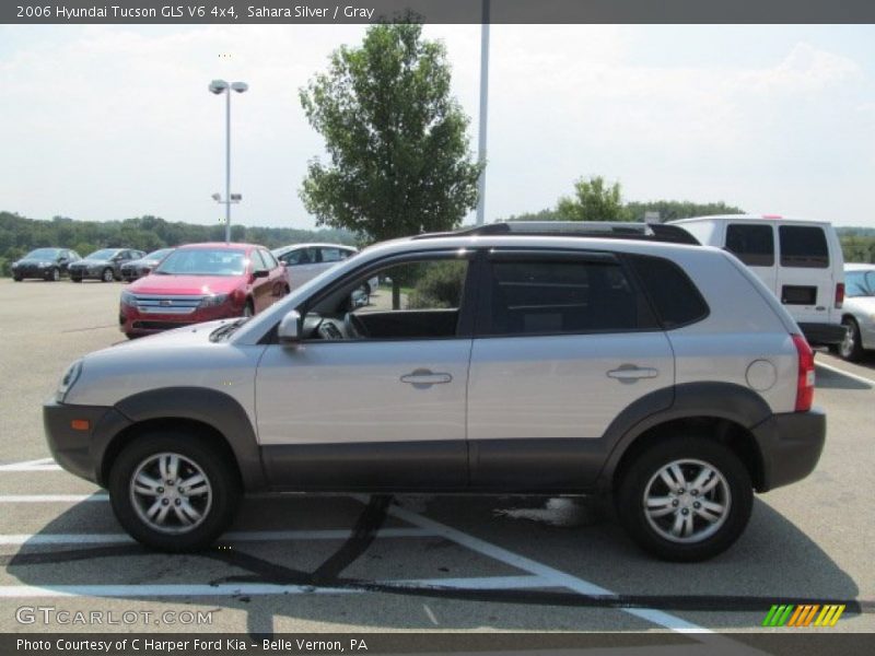 Sahara Silver / Gray 2006 Hyundai Tucson GLS V6 4x4