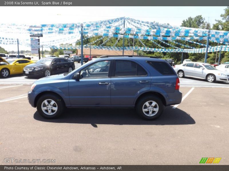 Spark Blue / Beige 2008 Kia Sorento LX